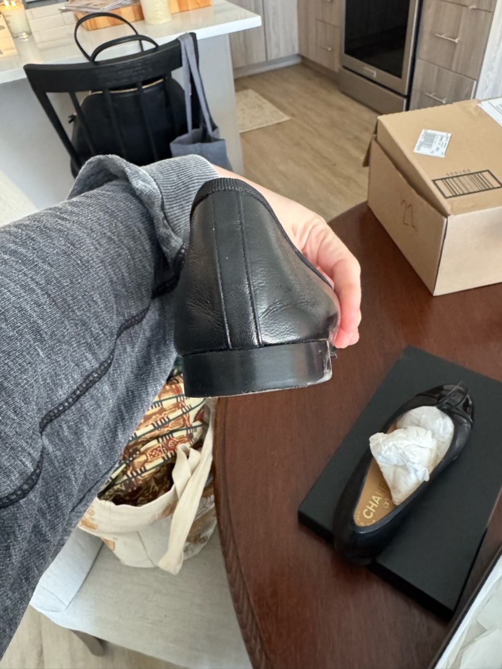 CHANEL classic black flats - Picture 5 of 10